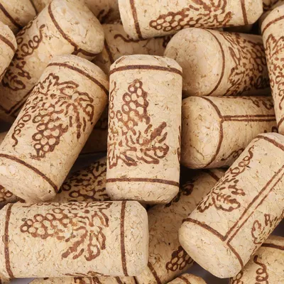 Zdjęcie produktu dla 100 sztuk naturalnego korka, korek do butelki wina, wymienny korek, 22 x 44 mm, prosty cylindryczny kształt