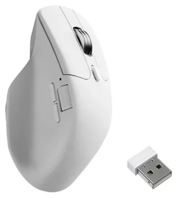 Immagine prodotto di Mouse Keychron M6 Wireless PixArt 3311 2,4 GHz e Bluetooth 12000 DPI Bianco Silenzioso