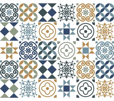 Immagine prodotto di Adesivi decorativi per mobili – Adesivi autoadesivi per cucina e soggiorno – 30 adesivi decorativi per mobili CLIORIA – 30 adesivi 20 x 20 cm