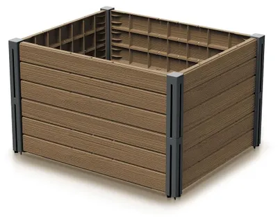 Imagen del producto de PROSPERPLAST ZÁHON - BASE PLANTERA PLANET, 75,6 x 61,8 x 46 cm, COLOR MARRÓN