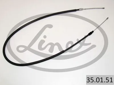Produktbild von LINEX Handbremsseil 35.01.51 Rechts Links für RENAULT 19 II Chamade (L53) 1564/1261mm
