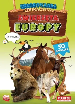 Produktbild von Zwierzęta Europy. Kolorowanka Z Naklejkami