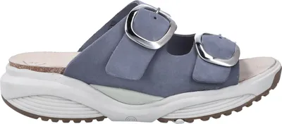 Produktbild von Xsensible Mykonos Pantolette, Damen, Leder, Denim, (Blau) bequeme Pantolette - Damenschuhe Pantolette /  Zehentrenner, Blau, leder&nbsp