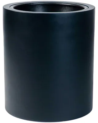 Produktbild von VIVANNO Pflanzkübel Fiberglas ESTRA Schale, Anthrazit matt - 35x40 cm