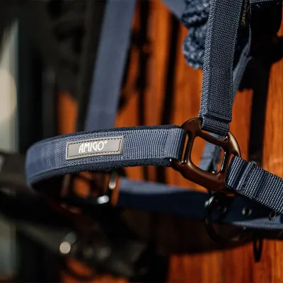 Zdjęcie produktu dla Horseware Amigo Headcollar & Leadrope, Rozmiar: Warmblood, Kolor: Navy