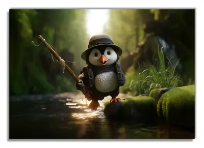 Produktbild von Wallario selbstklebendes Poster - Süßer kleiner Abenteurer, Größe: 70 x 100 cm