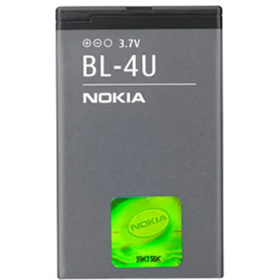 Produktbild von Nokia BL-4U, Akku, Grau, Lithium-Ion (Li-Ion), 1000 mAh, 3,7 V, Nokia 3120 Classic/5250/5330 Mobile TV Edition/5530 XpressMusic/5730 XpressMusic/6600i slide/6600...