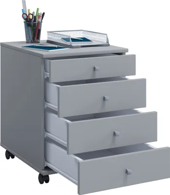 Produktbild von VCM Rollcontainer | Beistellcontainer mit Schubladen | Maße ca. H. 57 x B. 42 x T. 50 cm | Bürocontainer – Lona