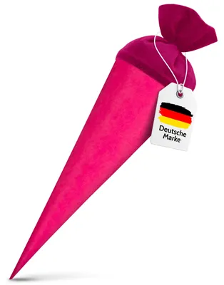 Produktbild von itenga Bastelschultüte 70cm rund PINK