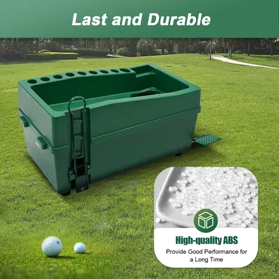 Imagen del producto de Máquina automática para colocar tees de golf en el campo - Capacidad para 100 bolas - Material: ABS