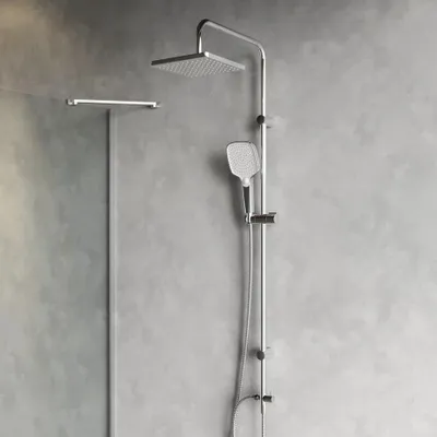 Produktbild von AM.PM Duschsystem Regendusche Set Duschsäule Chrom F078W000