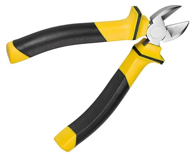Produktbild von Fixpoint Seitenschneider 160 mm, mit 2 cm Schnittfläche, Schwarz, Gelb