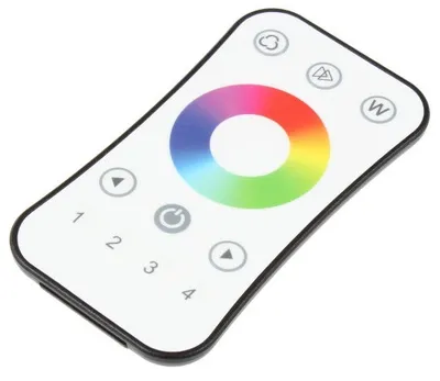 Obrázek produktu pro T-LED DimLED dálkový ovladač RGBW bílý Kanály: 4 kanály 069204