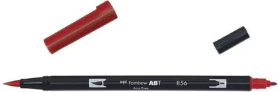 Produktbild von Tombow Tombow ABT Dual Brush Pen 856 Mohnrot