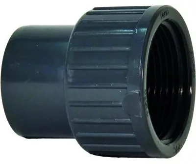 Obrázek produktu pro Georg Fischer GF přechodová spojka, PVC-U, d 25, 3/4" vnitřní závit, 1 ks.