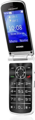 Immagine prodotto di Brondi President Telefono Cellulare Doppia SIM Schermo 3" Bianco