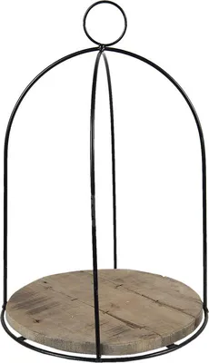 Obrázek produktu pro Držák na rostliny Clayre & Eef Ø 28x41 cm Hnědé dřevo