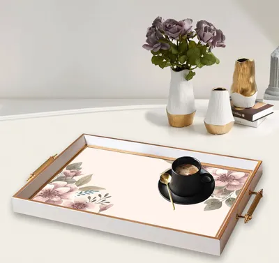 Produktbild von Evila Originals, TPB9794, Tablett, Mehrfarbig, 100 % GLAS, 50 x 29 x 3,5 cm