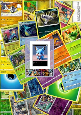 Produktbild von 100 Pokemon Karten - inkl. 10 Holos - Deutsch - Keine doppelt inkl. BenjiChu Sammelobjekt