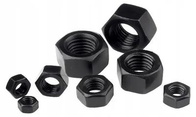 Produktbild von AZMET DIN934 M14 Sechskantmutter schwarz 1kg