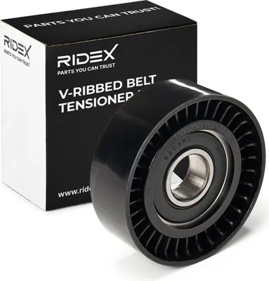 Produktbild von RIDEX 310T0482 Spannrolle Keilrippenriemen 65mm für VW Golf VII Schrägheck (5G1, BQ1, BE1, BE2) für HYUNDAI Tucson (TL, TLE) für VOLVO V70 II (285)