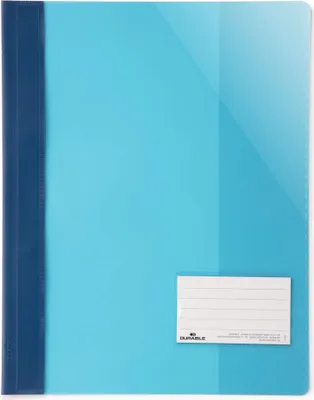 Produktbild von DURABLE Sichthefter A4+ Beschriftungsfenster 90x57 mm,269006 blau