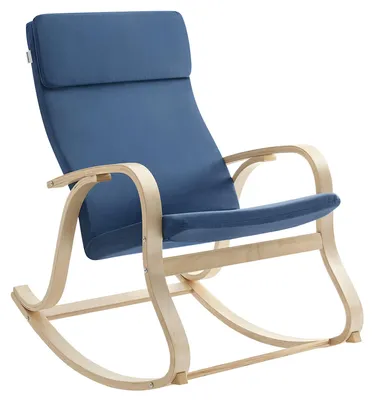Produktbild von SONGMICS Schaukelstuhl, Schwingsessel, Relaxstuhl, Belastbarkeit 120 kg, Gestell