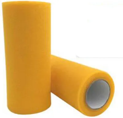Image de Tulle 1 rouleau Tulle multicolore au mètre, Rouleau de tissu Tulle, 15cm x 22M ruban de tulle Tulle décoratif, Rouleau de tulle pour le bricolage Tutu Jupes Mariage Fête Décoration