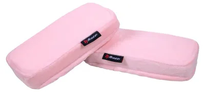 Produktbild von Arozzi Armlehnenpolster - Memory-Schaum - Samtbezug - Rosa