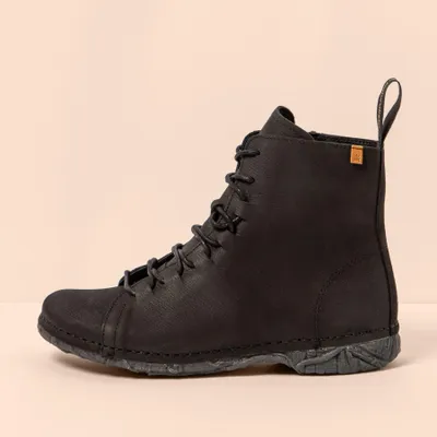 Produktbild von El Naturalista Stiefeletten Damen N909 PLEASANT BLACK/ ANGKOR Farbe Schwarz