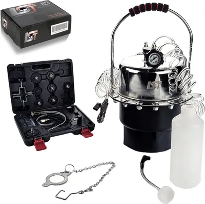 Produktbild von Bremsenentlüftungsgerät 5L Bremsenentlüfter Set Druckluft Werkzeug mit Adapter