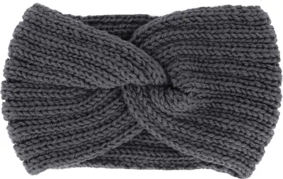 Produktbild von axy Damen Strick Stirnband mit Twist Knoten, Winter Haarband, Headband gestrickt Haarband