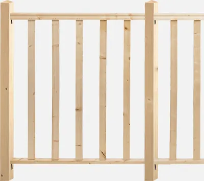 Immagine prodotto di CITY - Set di rinforzo per ringhiera in legno 2mColore legno di abeteFissaggio a terra