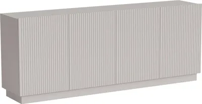 Produktbild von Dmora Sideboard Masainas 200x40x78h cm Beige, 4 Böden, 4 Türen