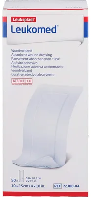 Produktbild von LEUKOMED STERILE PFLASTER 10x25 cm, 50 St PFL