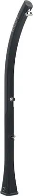 A standalone outdoor shower unit.
