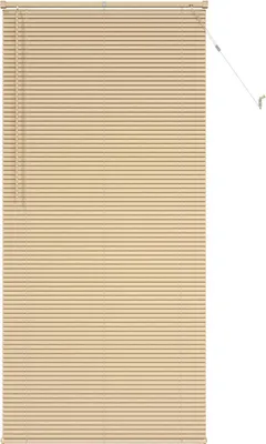 Produktbild von vidaXL Jalousie Hellbraun mit Muster 213 x 90 cm 25 mm PVC