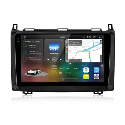 Zdjęcie produktu dla 8+256G 9,5" Android 13 Radio samochodowe CarPlay dla Mercedes Benz W169 W245 W639 Vito W906 Sprinter Viano VW Crafter GPS Navi WIFI 4G BT DAB+ SWC