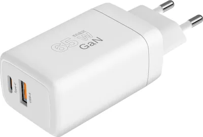 Zdjęcie produktu dla Ładowarka Kruger&Matz KM0857 65 W GaN, USB A, USB C, Power Delivery, Quick Charge