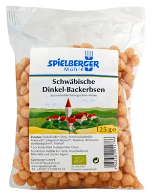 Produktbild von Schwäbische Dinkel-Backerbsen 125g