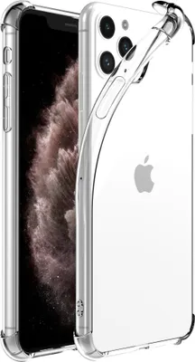 Immagine prodotto di Custodia per iPhone 11 Pro trasparente - Custodia in silicone TPU antiurto con paracolpi - Smartphonica