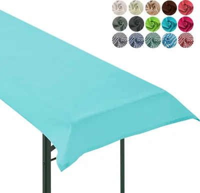 heimtexland ® Tafelkleed Biertent garnituur Biertafelkleed Tuin Tafeldecoratie Landhuis Typ861 Vichy Karo Groen 90x240 cm