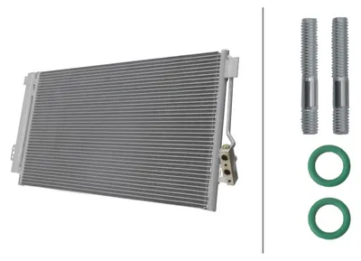Productafbeelding van HELLA 8FC 366 222-971 Condensator airconditioning, airconditioningscondensator, geschikt voor MERCEDES-BENZ VIANO (W639) + droger