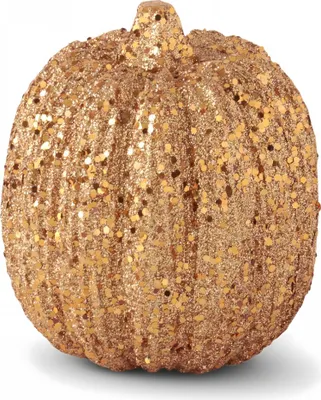 Produktbild von Glitzer Kürbis als Deko an Halloween