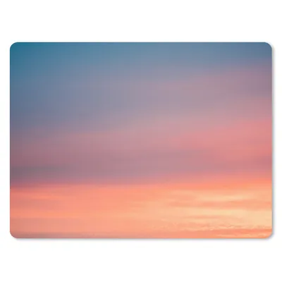 Produktbild von MuchoWow® Mauspad Mousepad Sonne - Himmel - Wolken - Rosa 23x19 cm - Mousepads - Maus Mat - Pad - Mausunterlage - Schreibtischunterlage - Mauspad