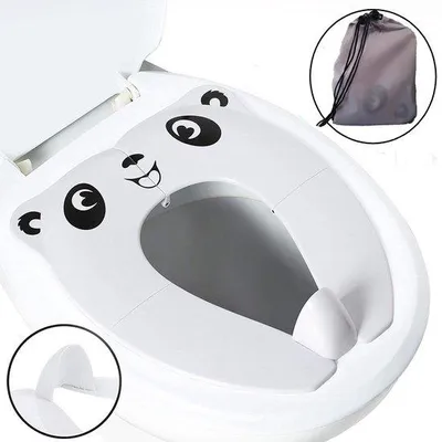 Produktbild von Portable Reise-Kindertoiletbrille in Weiß