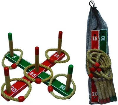 Immagine prodotto di Gioco del lancio dell'anello caldo Croce 42 x 42 cm. in rete