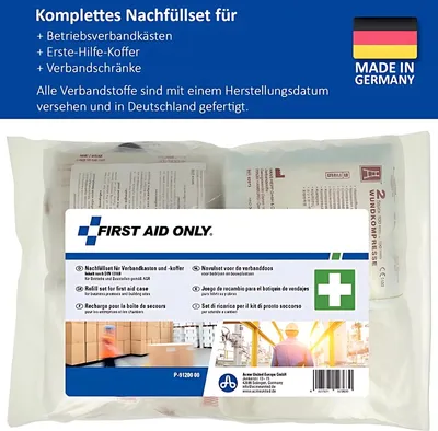 Zdjęcie produktu dla FIRST AID ONLY P-91200 00 FIRST AID ONLY Erste-Hilfe-Nachfüllset