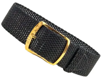 Produktbild von Kristall XL Ersatzband Perlonband Textilband schwarz geflochten 25591G, Stegbreite:14mm