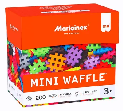Produktbild von Marioinex Mini Waffle-Bausteine  200 Teile
